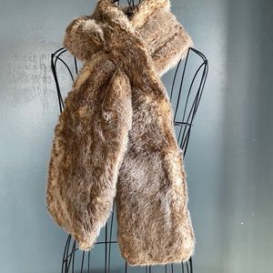 Restoration Hardware Faux Fur Scarf